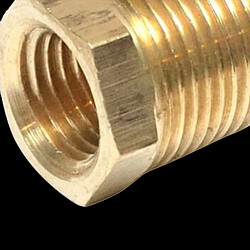 1pc Solide TNP Adaptateur 3/8 Mâle à 1/8 NPT Femelle En Laiton Tuyau pour Manomètre Adaptateur pas cher