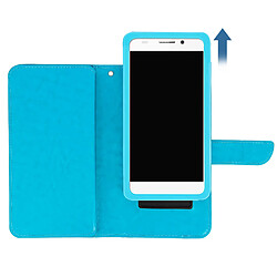 Acheter Avizar Housse Universelle Smartphone Etui Portefeuille 6 Porte-carte Turquoise Taille M