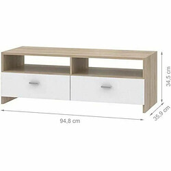 Acheter BigBuy Home Meubles de télévision 95 x 34,6 x 35,8 cm Blanc