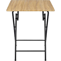 Acheter The Home Deco Factory Table d'appoint plateau en bois ULM 60 x 60 cm.