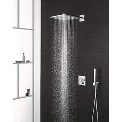 Acheter GROHE Set douche de tête bras 2 jets Rainshower 310 SmartActive Cube 26479000, Chrome, 400 mm