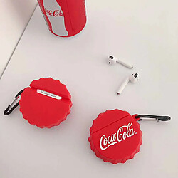 GUPBOO Airpods Coque Housse Étui Protecteur Compatible pour AirPods 3-Silicone Coca Cola