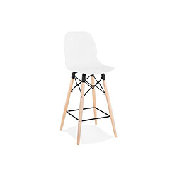 Kokoon Design Tabouret de bar design MARCEL MINI WHITE 46x46x107 cm