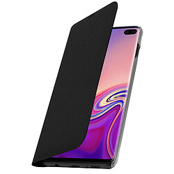 Avizar Housse Samsung Galaxy S10 Plus Étui Porte-carte Coque Rigide Antichocs - noir