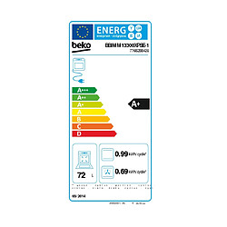 Four intégrable multifonction 72l 60cm à pyrolyse inox - BBIMM13300XPSE-1 - BEKO