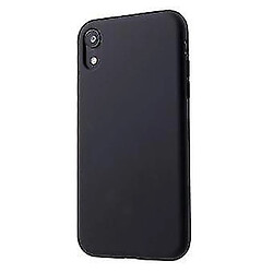 Acheter Universal Étui en silicone liquide noir noir pour votre Apple iPhone XR 6,1 pouces