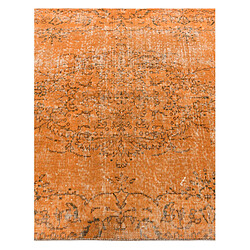 Avis Vidal Tapis de laine 203x112 orange Ultra Vintage