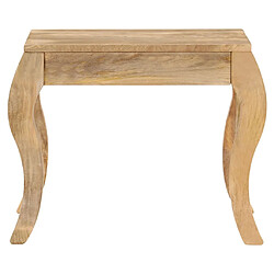 vidaXL Table d'appoint 45x45x40 cm Bois de manguier massif