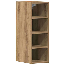 vidaXL Armoire suspendue chêne artisanal 20x29,5x60 cm bois ingénierie