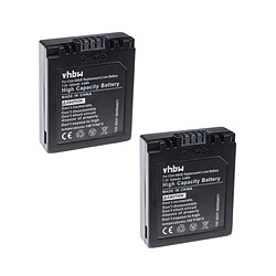 vhbw set 2 batteries 550 mAh pr appareil photo Digi-Cam remplace Panasonic DMW-BM7, CGA-S001HH, CGR-S002, CGA-S002, CGA-S002E, CGR-S002A, CGA-S002A