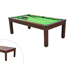 Avis Vente-Unique Table transformable - Billard IMPERIALE - Hauteur ajustable - 207 x 114 x 79 cm