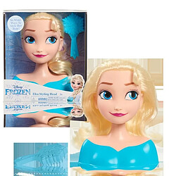 Acheter DISNEY FROZEN - Tete a coiffer Princesse Elsa - La Reine des Neiges II - Avec Brosse - 20 cm - Petit modele