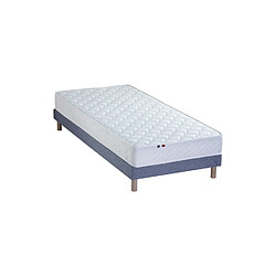 Idliterie Ensemble Matelas Ressorts Fermes biconiques SPECTRE + Sommier Made in France