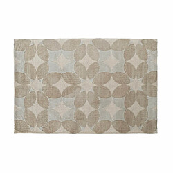 Tapis DKD Home Decor Beige Polyester Coton Cercles (120 x 180 x 0.9 cm)