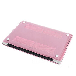 Wewoo Housse Étui rose pour Macbook Pro Retina 13,3 pouces Crystal Hard Case de protection