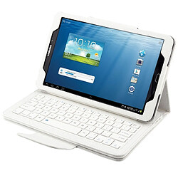 Wewoo Clavier QWERTY blanc pour Samsung Galaxy Tab A 7.0 2016 T280 / T285 Séparable Litchi Texture Étui En Cuir Flip Horizontal + Bluetooth avec Support 2 en 1 pas cher