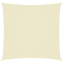 Maison Chic Voile d'ombrage | Voile de parasol | Toile d'ombrage tissu oxford carré 4x4 m crème -MN71478