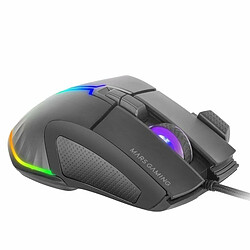 Acheter Souris Gaming Mars Gaming MM-XT - Éclairage RGB - Capteur 12800 DPI - 9 Boutons HUANO - Câble Paracord Plume - Compatible PC et Consoles - Couleur Noir