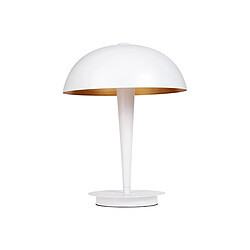 Lampe En Métal César Blanche - Ostaria