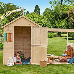 Soulet Cabane en bois avec pergola pour enfants - Eugénie