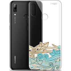 Caseink Coque arrière Pour Huawei P Smart 2019 (6.21 ) Crystal Gel HD [ Nouvelle Collection - Souple - Antichoc - Imprimé en France] Bateau de Papier