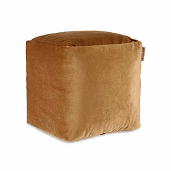 Gift Decor Pouf Velours Beige 30 x 30 x 30 cm (4 Unités)