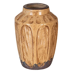 BigBuy Home Vase Marron Céramique 11,5 x 11,5 x 17,5 cm