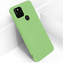 Avizar Coque Google Pixel 4A 5G Silicone Semi-rigide Finition Soft Touch vert