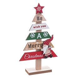 BigBuy Home Sapin de Noël Multicouleur 14 X 4,5 X 26 CM