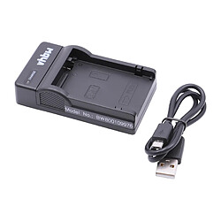 vhbw chargeur Micro USB avec câble pour appareil photo batterie Canon LP-E8