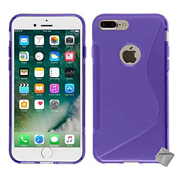 Htdmobiles Coque silicone gel fine pour Apple iPhone 7 Plus + film ecran - MAUVE