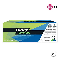 TONER SERVICES Lexmark CS421 Cartouche de toner compatible CLASCX421HM