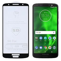 Wewoo Film de verre trempé de plein écran pour colle9H 5Dpour Motorola Moto G6 Plus