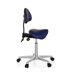 Avis Tabouret / tabouret de travail / assise selle TOP WORK 20 polyuréthane bleu hjh OFFICE