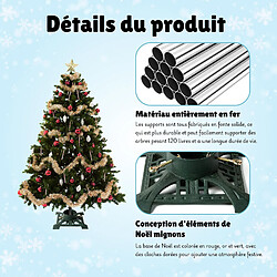 Avis Support d'arbre de Noël Ventray avec réservoir d'eau,base d'arbre en fonte pour arbre artificiel/réel,support d'arbre robuste 34x34x10cm,vert