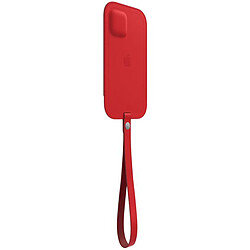 Housse en cuir Apple avec MagSafe pour iPhone 12 Pro Max (PRODUCT)RED