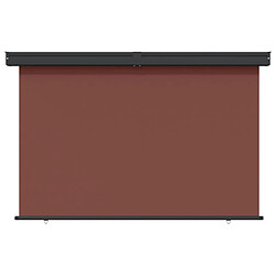 Avis vidaXL Auvent latéral de balcon 165x250 cm Marron