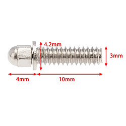 Avis 30 Pièces M3 Vis à écrou Hexagonal Et Tournevis à Douille Pour Voiture Sur Chenilles De Roue 1.9 / 2.2 "M3x10