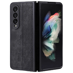 Coque en TPU + PU AZNS anti-chute pour votre Samsung Galaxy Z Fold3 5G - noir