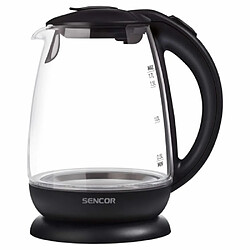 Sencor SWK 1785BK Bouilloire 1.7L 2200W Filtre Anti-Poussière Verre Noir