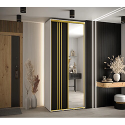 Abiks Meble Armoire DAVOS 7 À Portes Coulissantes 235,2/120/60 2 Portes