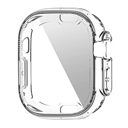 Coque en TPU cadre de couleur électroplaqué pour votre Apple Watch Ultra 49mm - transparent