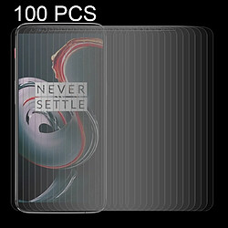 Wewoo Verre trempé 100 PCS Oneplus 5 T 0.26mm 9 H Surface Dureté 2.5D Courbe Bordée Protecteur d'écran