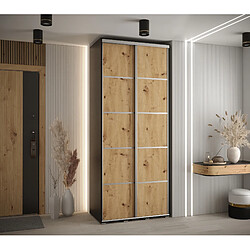 Abiks Meble Armoire DAVOS 4 À Portes Coulissantes 235,2/100/45 2 Portes