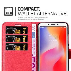 Acheter Cadorabo Coque Xiaomi RedMi 6 Etui en Rouge