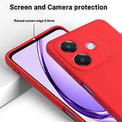 Avis Coque En Silicone Liquide Phonecare Pour Oppo A3 5G - Rouge