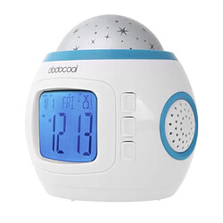 Avis Bro Projecteur Radio Réveil étoile LED LCD Alarm Musique Thermomètre Pr Cateau Noël Ciel étoilé LED reveil pour les enfants