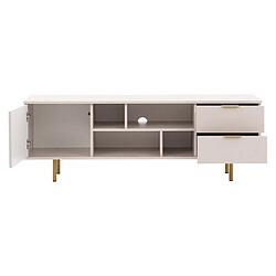 Bestmobilier Monica - meuble TV - beige - 150 cm