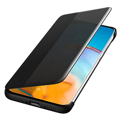 Avis Huawei Étui pour Huawei P40 Pro View Flip Cover avec Fenêtre de Visualisation Noir transparent