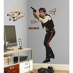 Thedecofactory STAR WARS HAN SOLO - Stickers repositionnables géants Han Solo, Star Wars 145x65